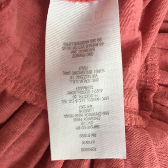 LOGO small pink tunic with ruffle hem - Picture 4 of 6